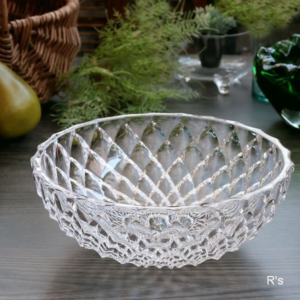 画像1: HOYA　GLASS　ホヤグラス　20ｃｍガラスボウル　未使用品(W2623)