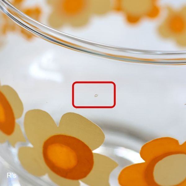 画像5: Sasaki　Glass　佐々木硝子　グランプラス　オールド　ロックグラス　花柄　未使用品（シ6040）