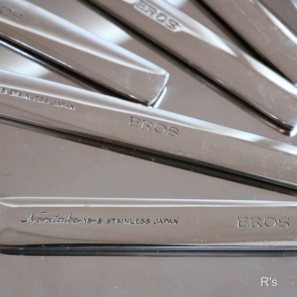画像5: ノリタケ　18-8ステンレス　EROS　デザートスプーン　5本セット　未使用品