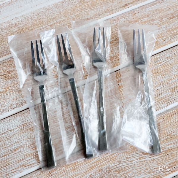 画像5: Todai　18-8ステンレス　シャイン　フルーツフォーク　4本セット　未使用品（テ6206）