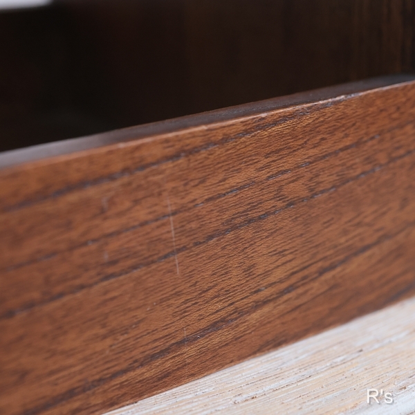 画像6: 煙草盆　ナラ　無垢材　木製ラック　ユーズド品