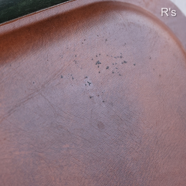 画像7: レザートレイ　革製角盆　フローレンス　ユーズド品 （し 6236）