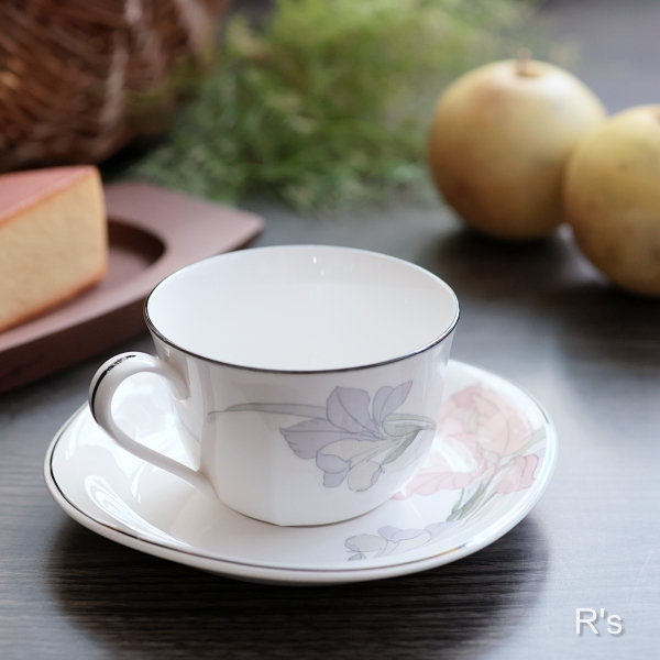 画像1: ノリタケ　NEW　DECADE　コーヒーカップ＆ソーサー　9091　CAFE　DU　SOIR　未使用品（PP6243）