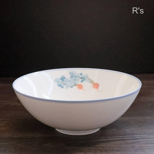 画像1: 乃りたけ　ノリタケ　大鉢　21ｃｍボウル　赤かぶ柄　未使用品（DD6242）