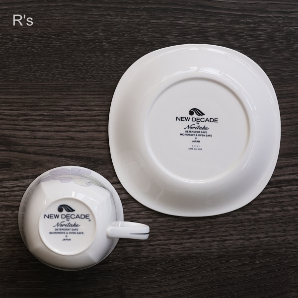 画像4: ノリタケ　NEW　DECADE　コーヒーカップ＆ソーサー　9091　CAFE　DU　SOIR　未使用品（PP6243）