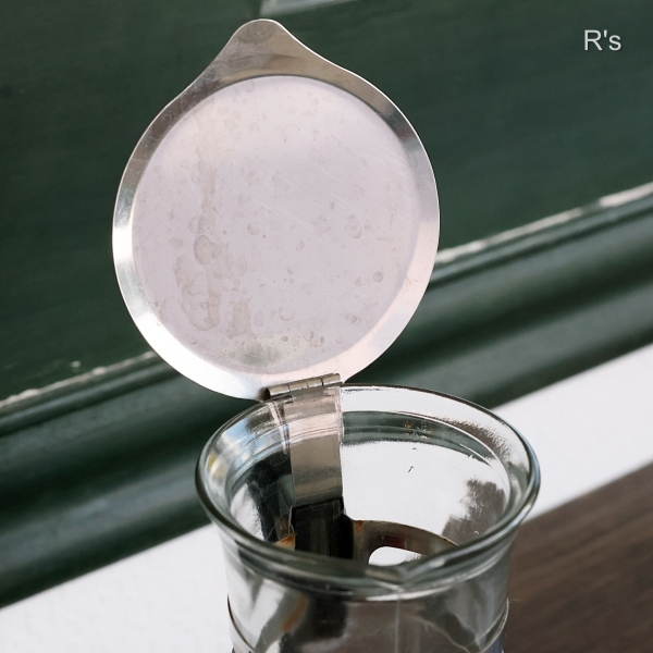 画像4: 石塚硝子　アデリア　レトロ　ガラスウォーターピッチャー　バイアスチェック　ユーズド品 (ケ1929）