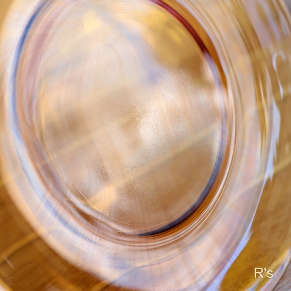 画像3: フランス　VERECO　ベレコ　ガラス　23ｃｍプレート　アンバー　未使用品 (d3277)