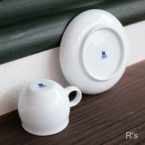 画像5: HAKUSAN　白山陶器　G型デミタスカップ＆ソーサー　未使用品（F6277）