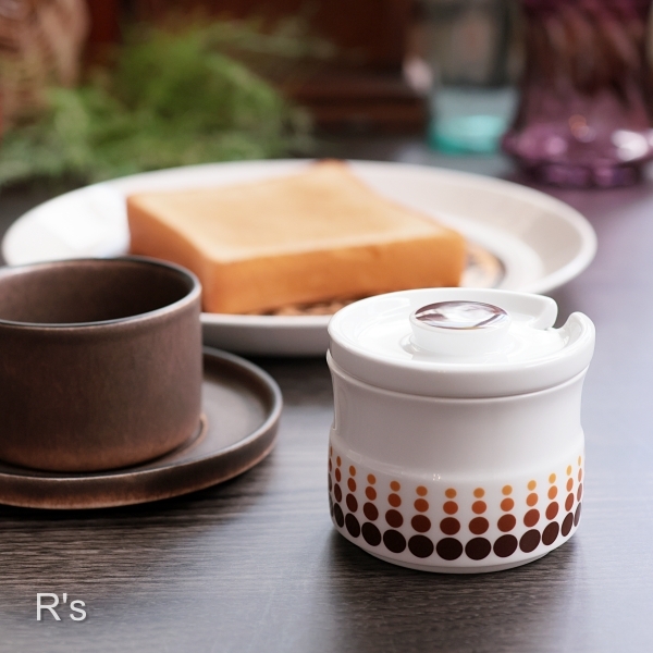 画像1: ノリタケ　Primadura　プリマデュラ　5006/3　シュガーポット　水玉　未使用品