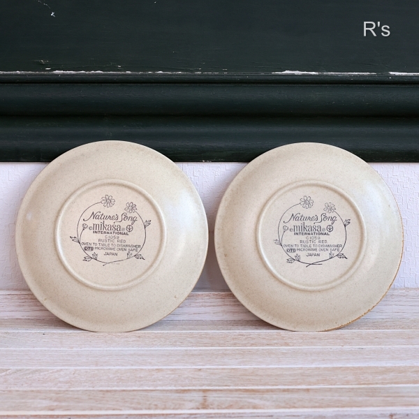 画像4: MIKASA　ミカサ　INTERNATIONAL　20ｃｍプレート　ペアセット　未使用品