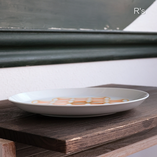 画像4: mikasa　ミカサ　PIVOTAL　BEN　SEIBEL　26ｃｍプレート　TANGENTS　5005　オレンジ　未使用品